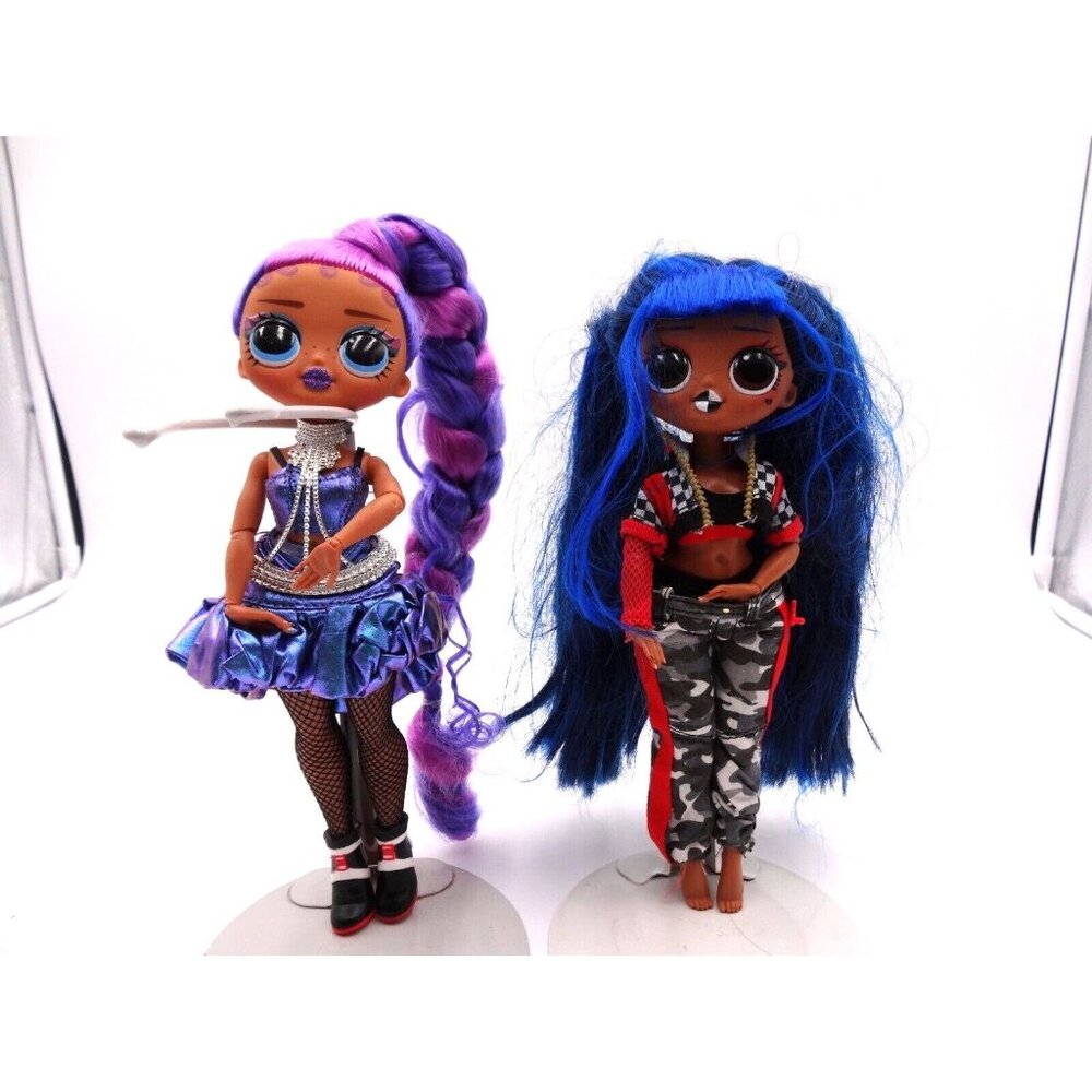 LOL Surprise OMG Downtown B.B. Fashion Doll‎ Blue Hair and  Queens Runway Diva